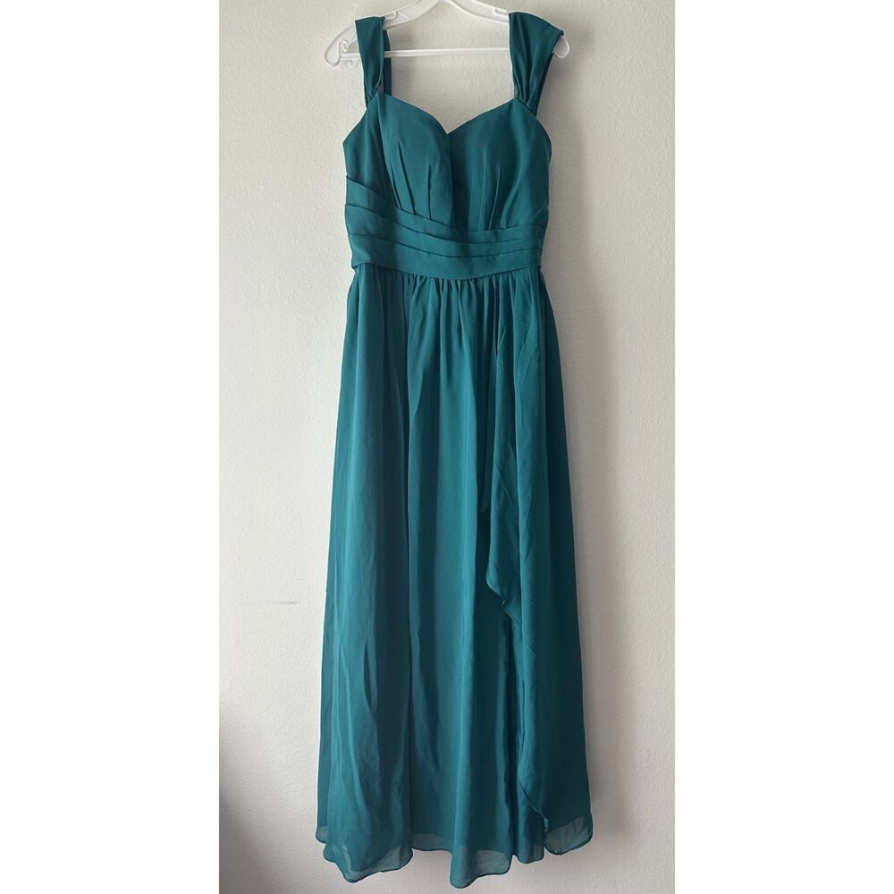 Formal Dress Beautiful Flowing A-Line Chiffon Floor-Length Dress**READ**